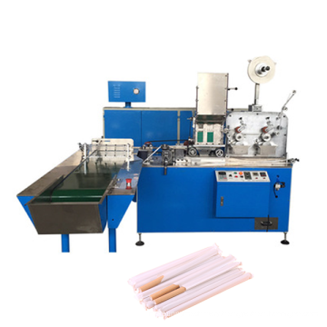 fully automatic drinking straw paper packing machine with counting